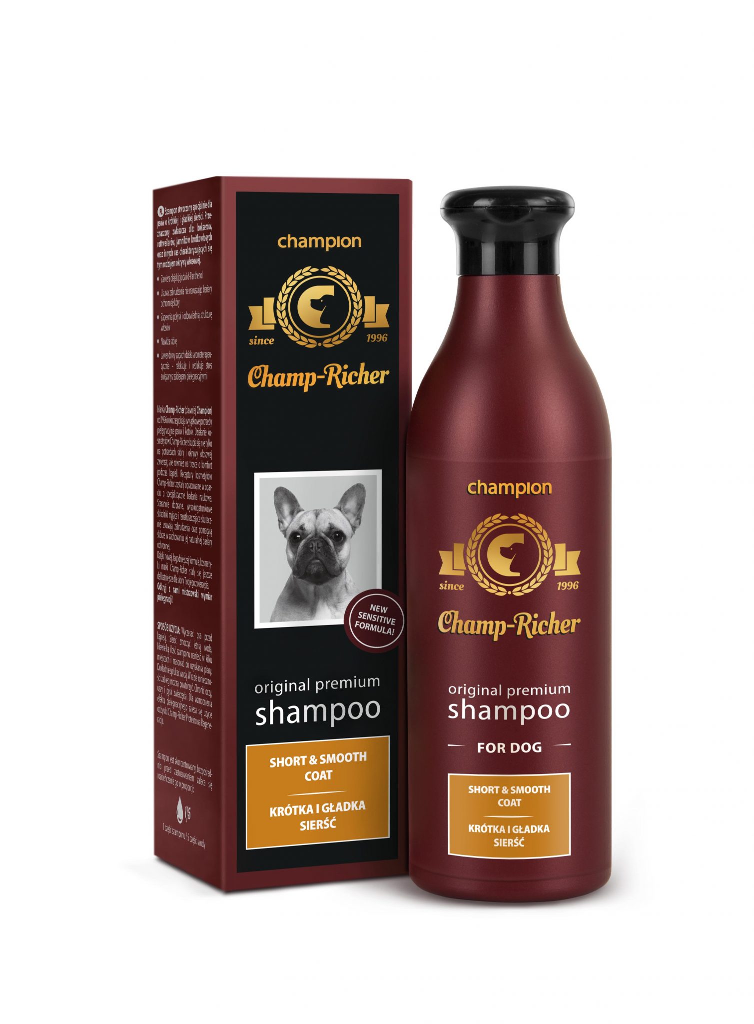 szampon dla psa sierść czarna krótka