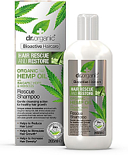 dr organic hemp oil szampon z odżywką 2w1