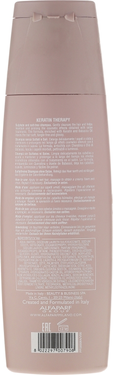 keratin therapy szampon skład