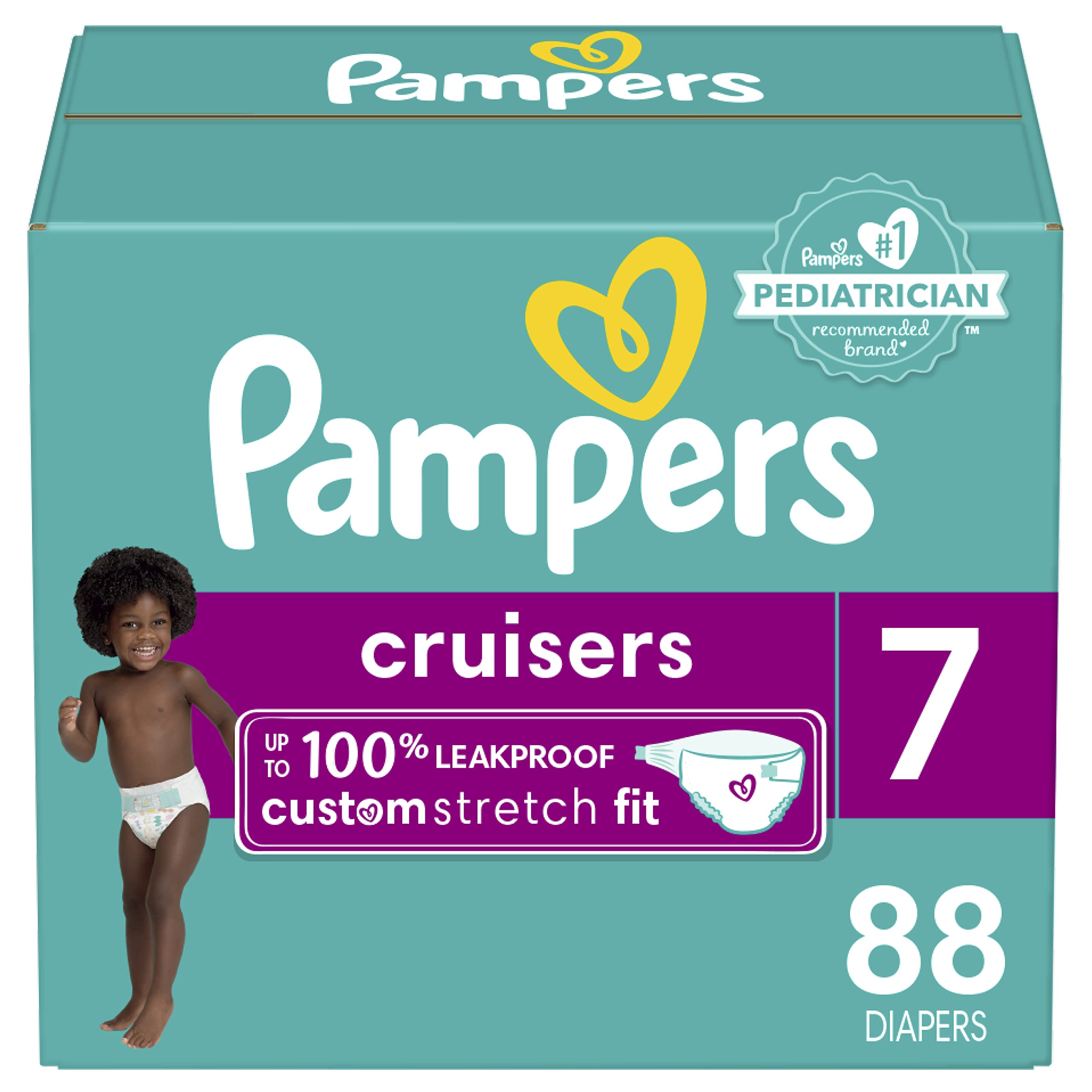 girl in pampers 7