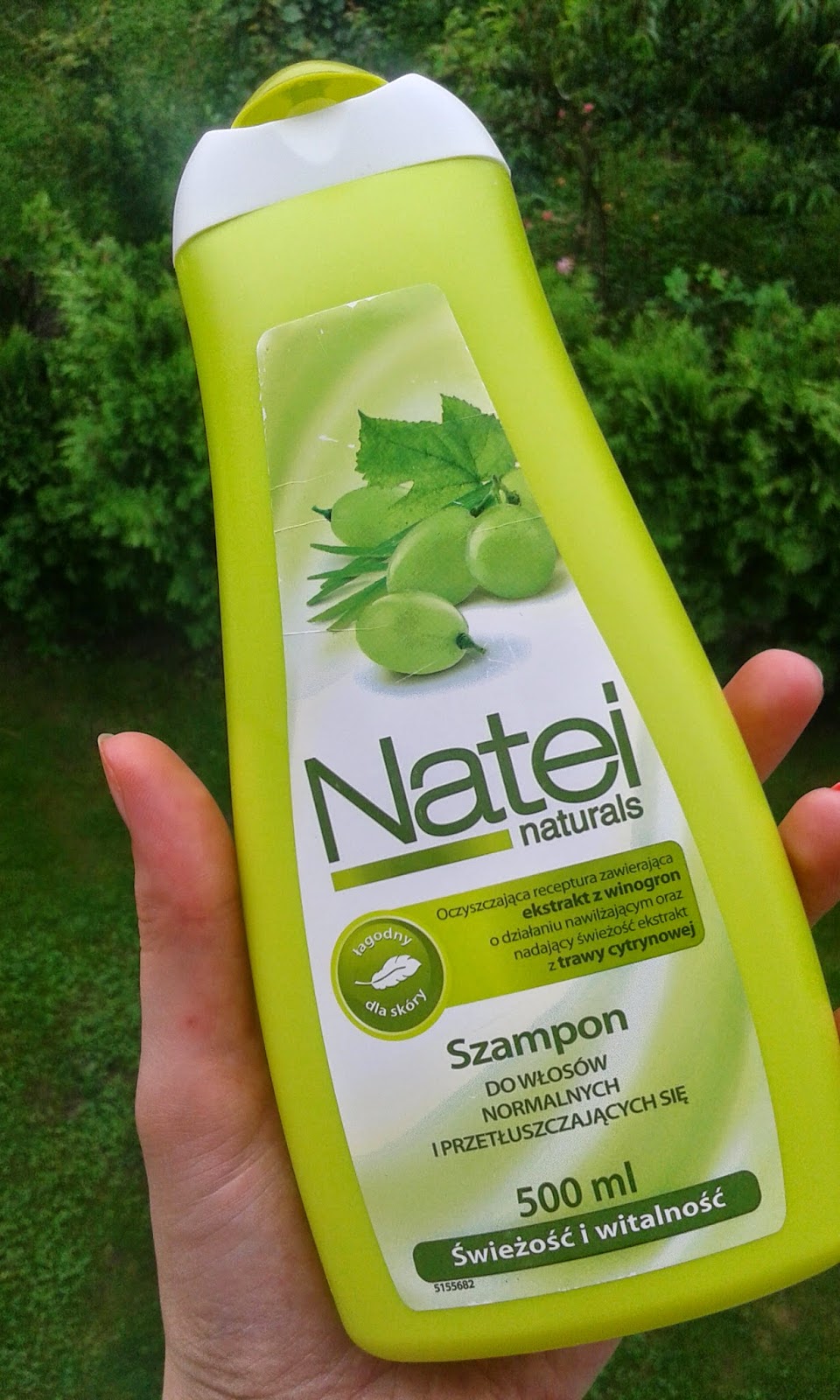 szampon natei świeżość i witalność 500 ml