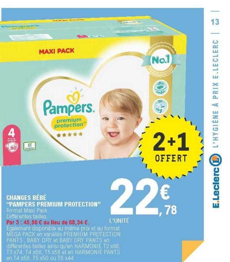 leclerc pampers