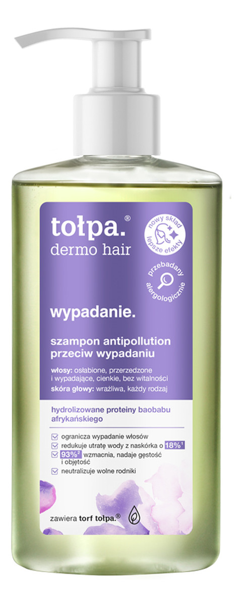 tołpa dermo hair wzmacniający szampon przeciw wypadaniu włosów opinie