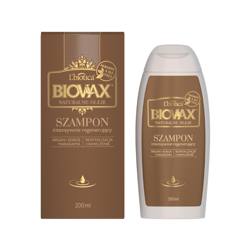 biovax naturalne oleje argan makadamia kokos szampon intensywnie regenerujący