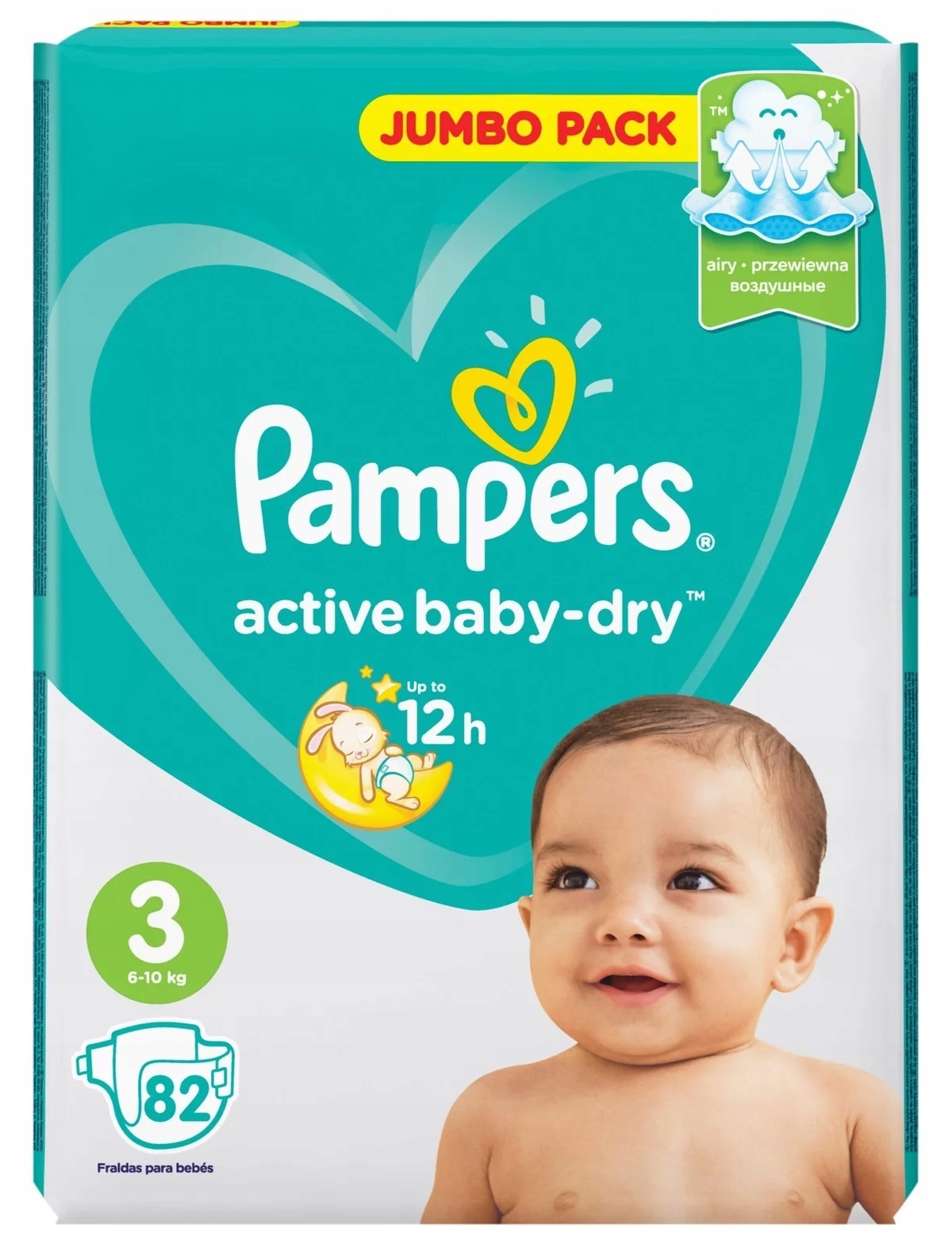 pampers active baby dry 3 96 pieluszek allegro