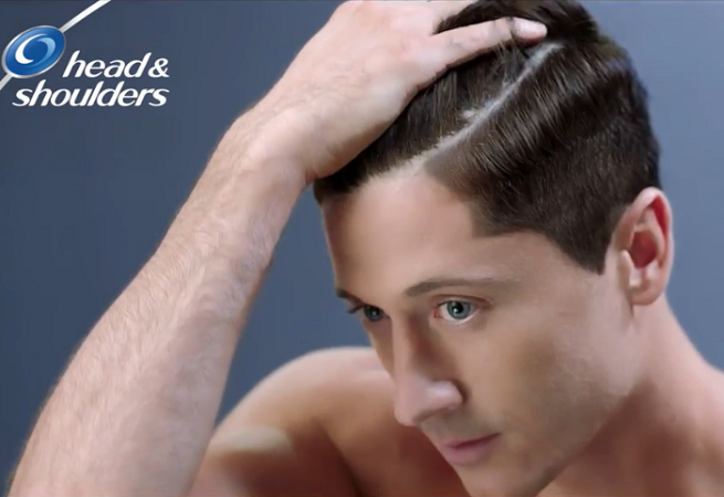reklama szampon dla mężczyzn zabawna