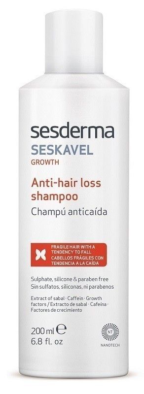 szampon przeciw wypadaniu włosów seskavel sesderma 200ml